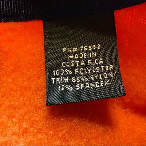 Timberland Orange Fleece Front Zip Vest Vintage Size Medium - Picture 4 of 11